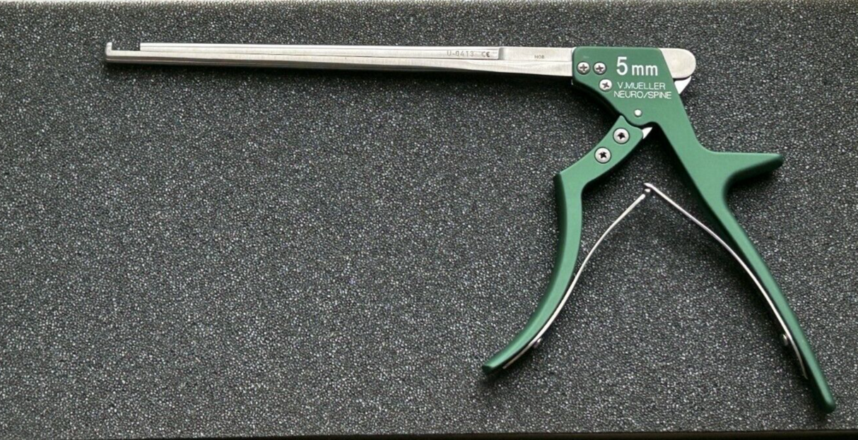 V.Mueller Surgical 90° 5mm Up Bite Kerrison Rongeur Neuro/Spine 7"