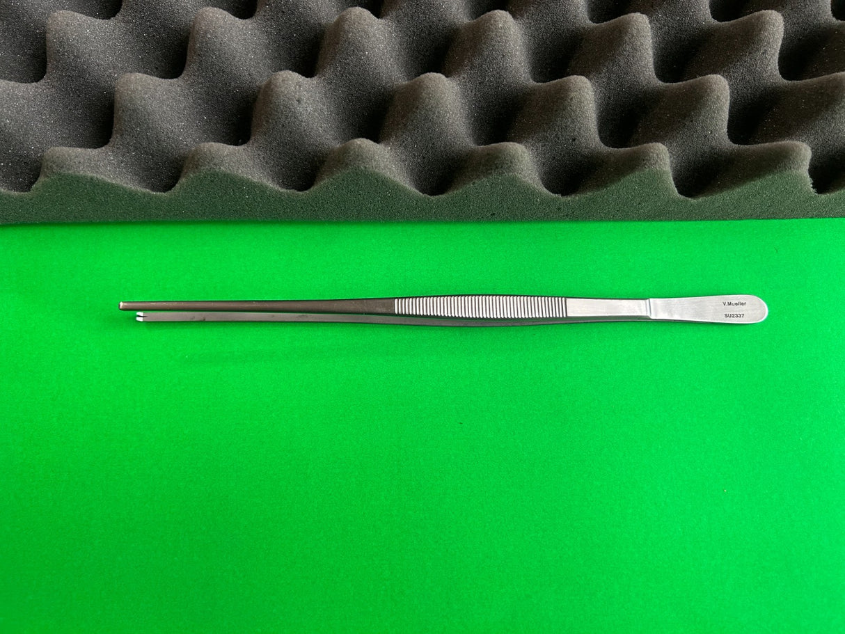 V. Mueller SU2337 Forceps, 1 x 2 Teeth, 10"