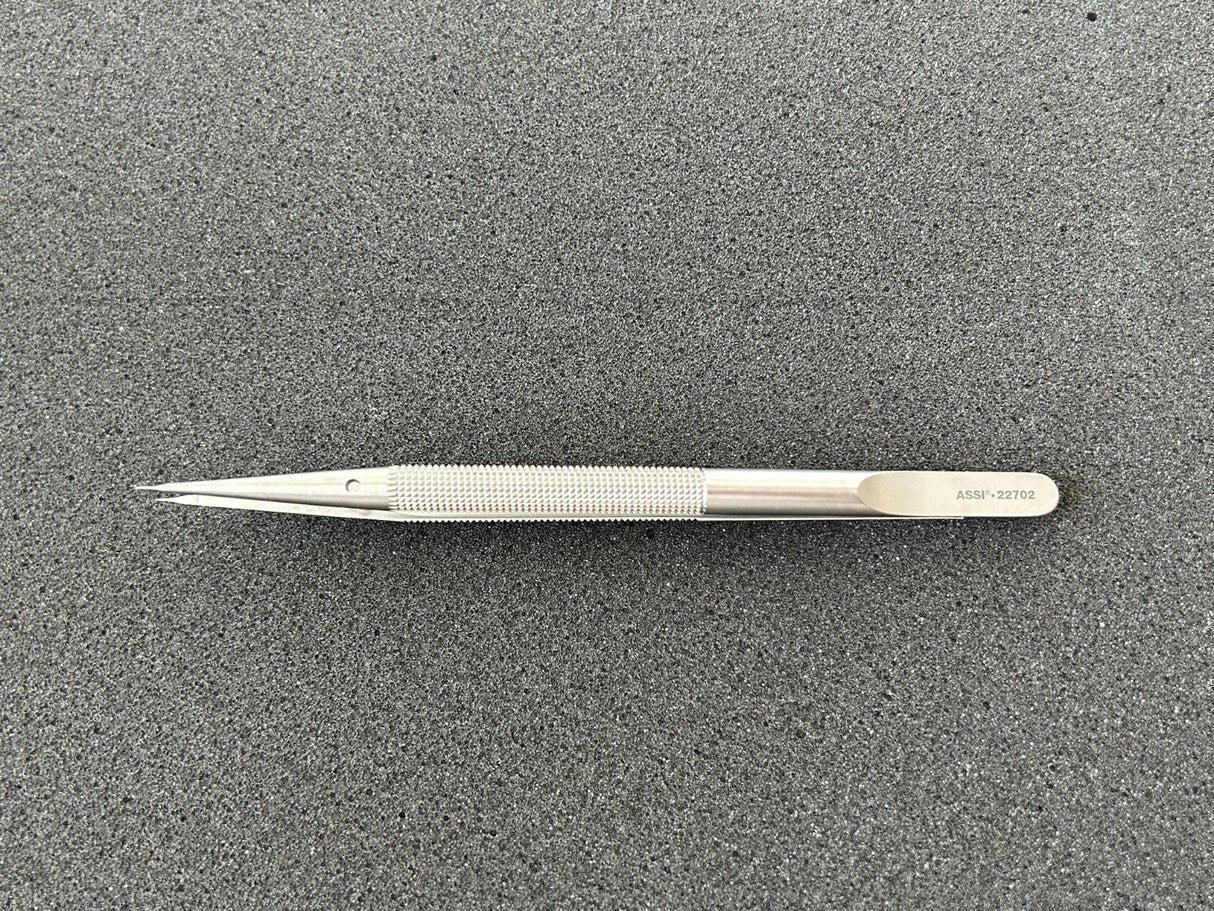 ASSI 22702 Classic Forceps, 15cm, Round Handle 8mm diameter 0.2mm Tip