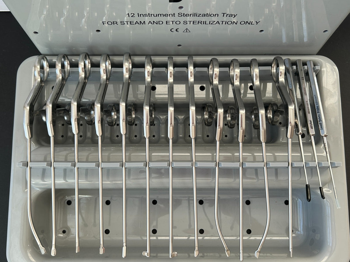 Stryker Conquest Set of 15 Arthroscopic Punches/Graspers/Probes With Tray *NEW*