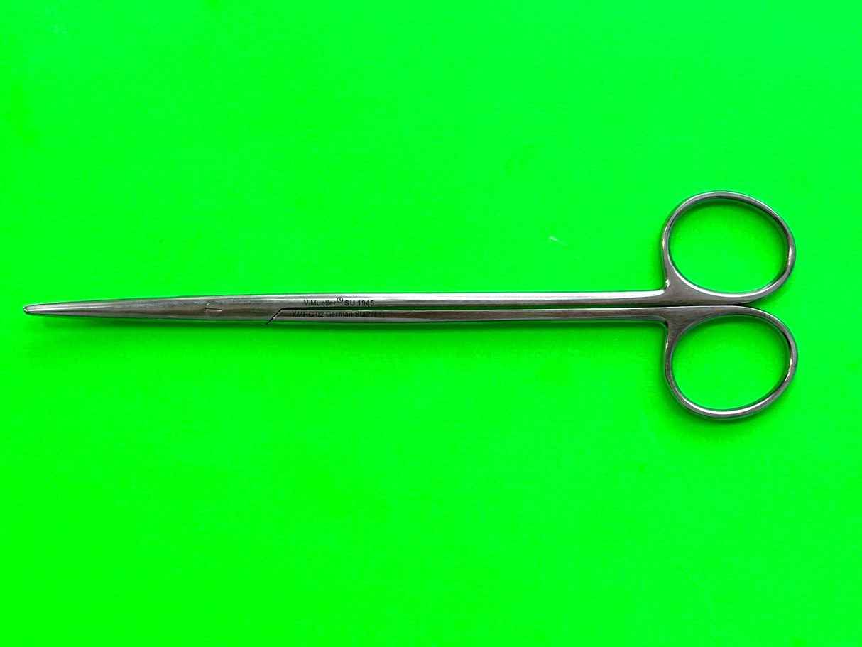 V.Mueller Surgical SU1945 Metzenbaum Dissecting Scissors, Curved 18cm