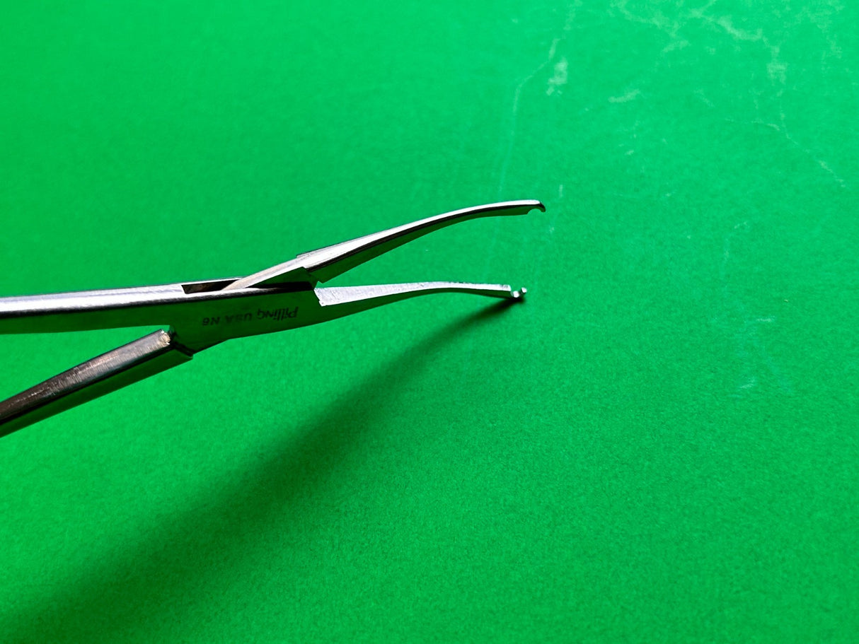 Pilling 17-2571 Cystic Duct Forceps, 7-1/2in