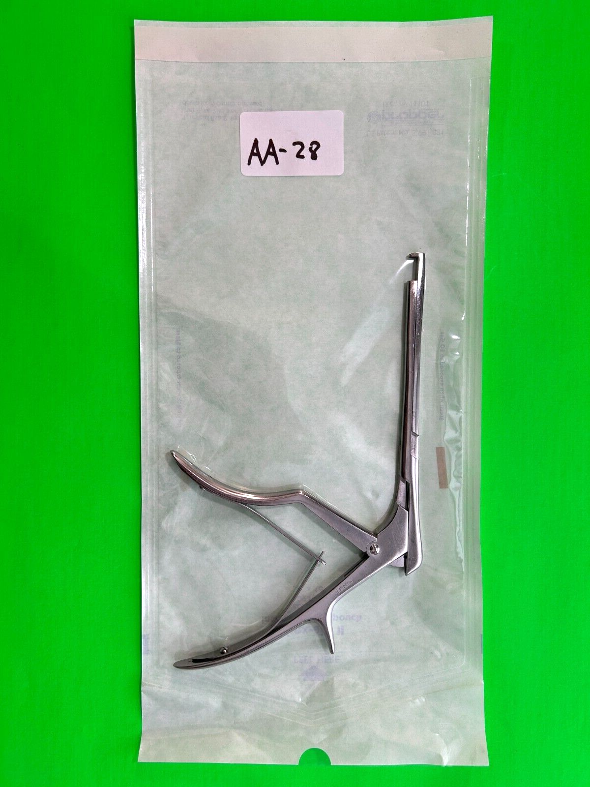 Ruggles Surgical Kerrison Rongeur 5mm down bite 90° Shaft 7"