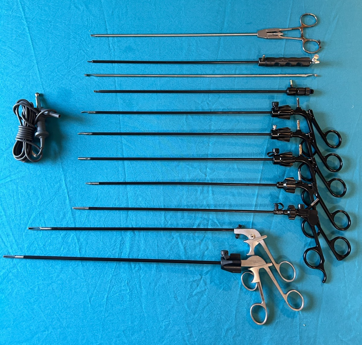 Laparoscopy Most Popular Set 5mm Karl Storz V.Mueller Jarit Set Of 12 (Set D)