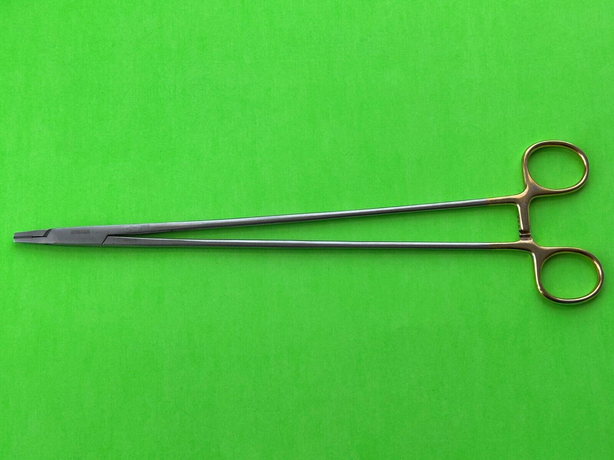 V.Mueller Surgical 11-3/4" TC Vital Crile-Wood Needle Holder, Str Jaw