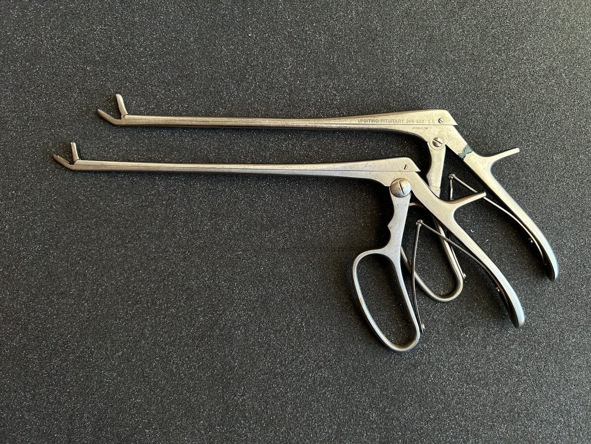 Medtronic Lot of 2 906-522 Upbiting Pituitary Rongeurs 5MM