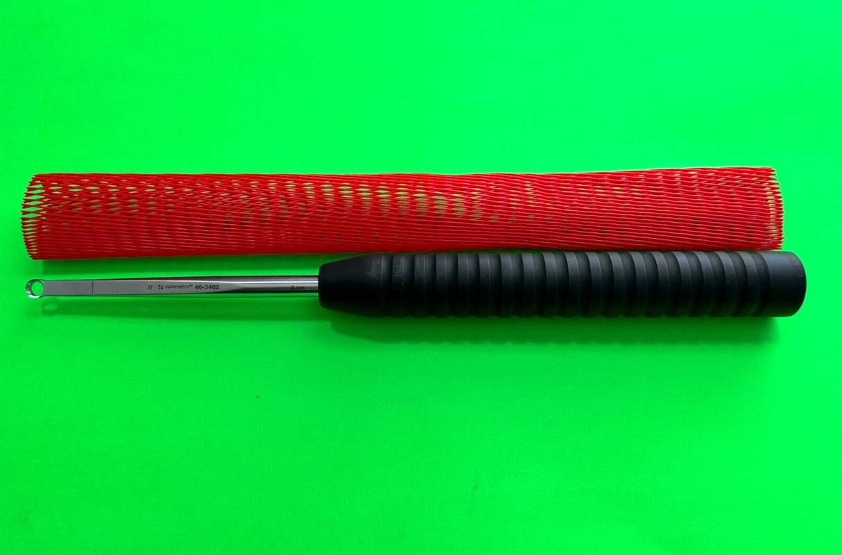 Symmetry Surgical 46-3402 Magnum Ring Curette 8mm Tip Straight