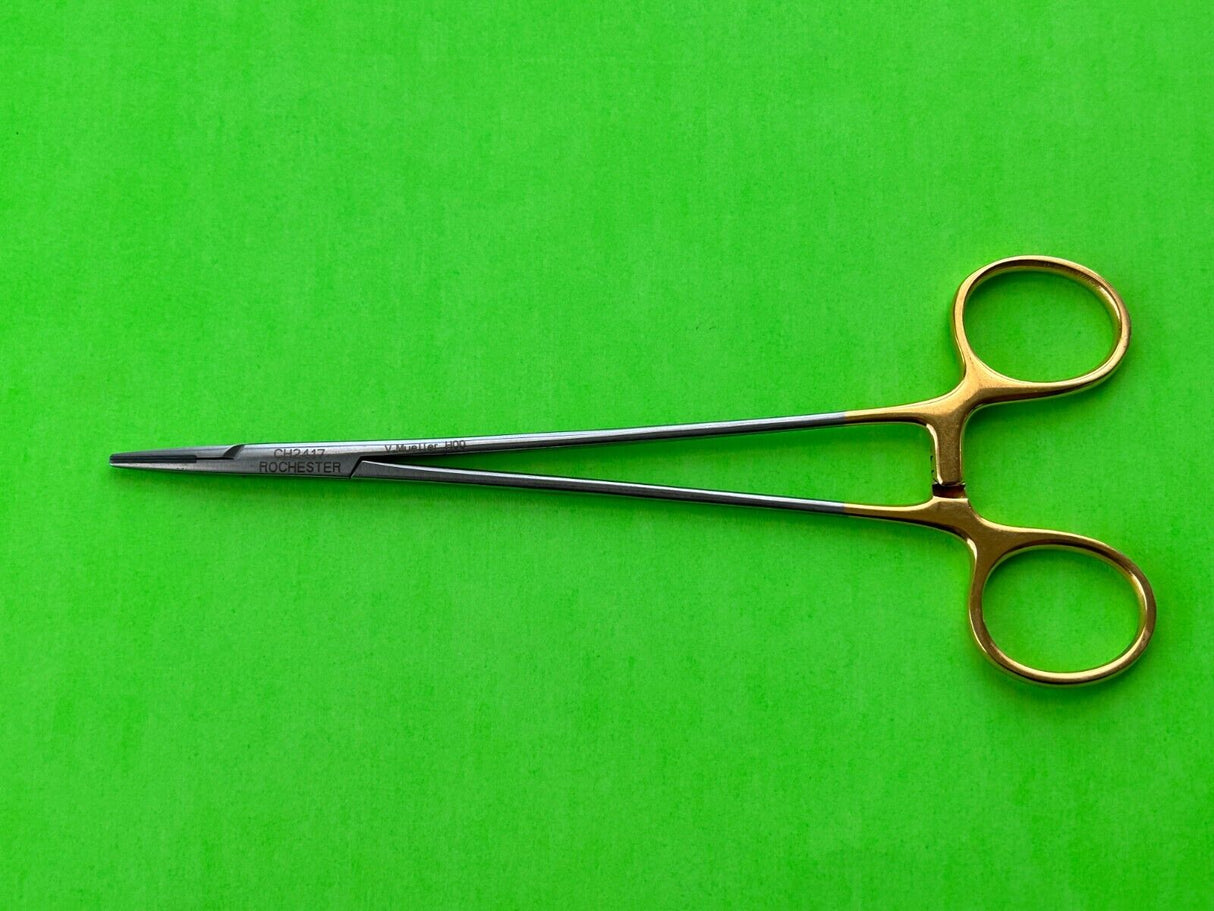 V.Mueller Surgical 7-1/8" Rochester Delicate TC Needle Holder, Straight