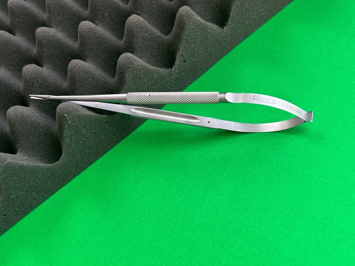 Scanlan 6006-84 Diamond Dust Jacobson Micro Needle Holder 7-1/4” *GERMANY*