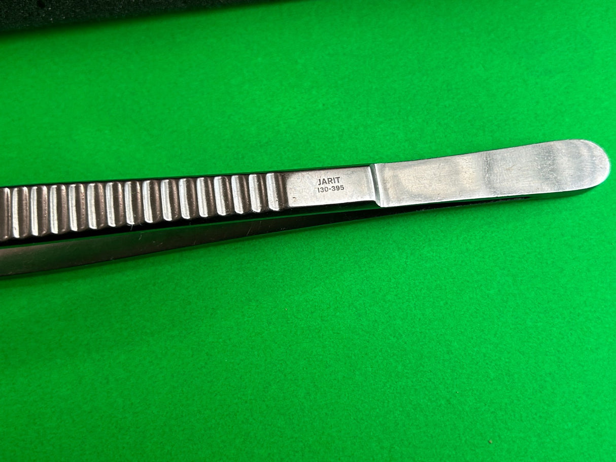 Jarit 130-395 Russian Forceps, Serrated Tips 10-1/4"