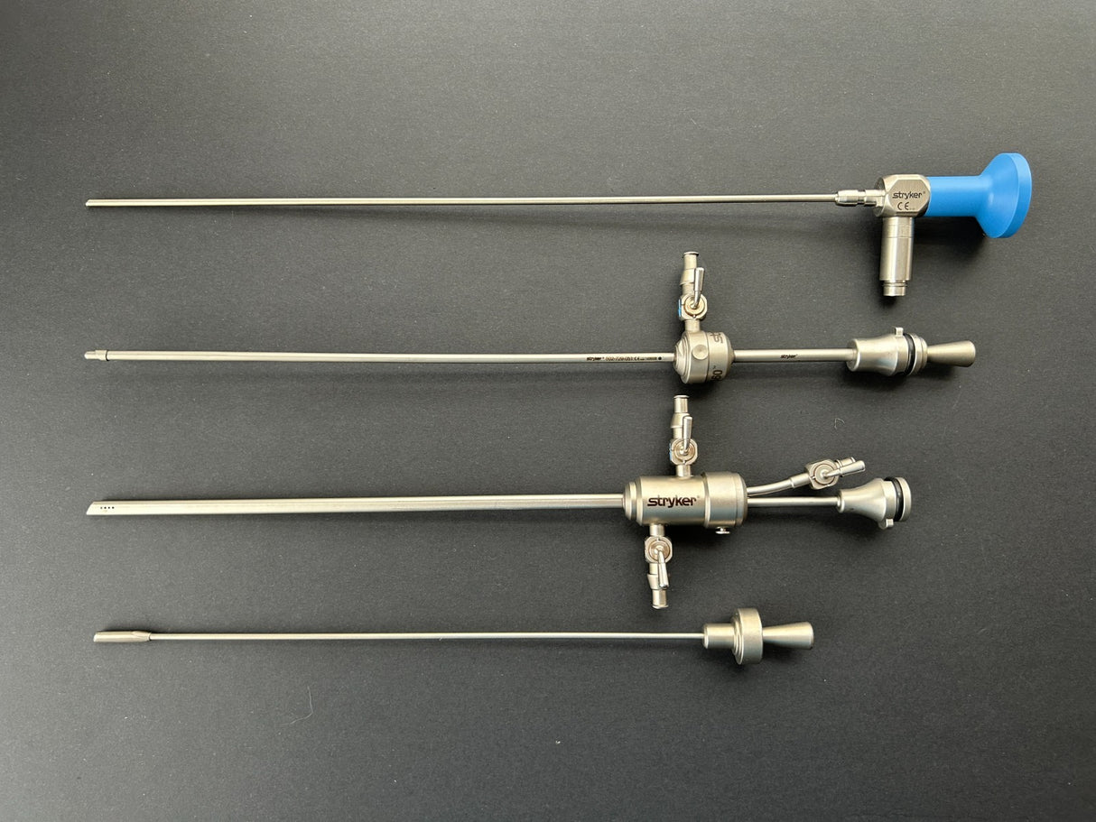 Stryker 2.9mm 30° Hysteroscope Set Rev360 W/Sheaths and FREE Storz Adapter