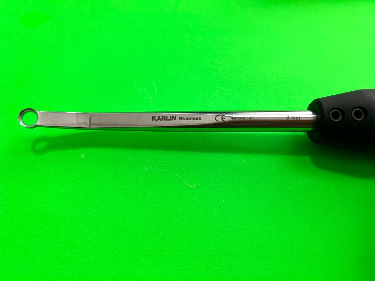 Symmetry Surgical 46-3405 Magnum Ring Curette 8mm Tip Angled