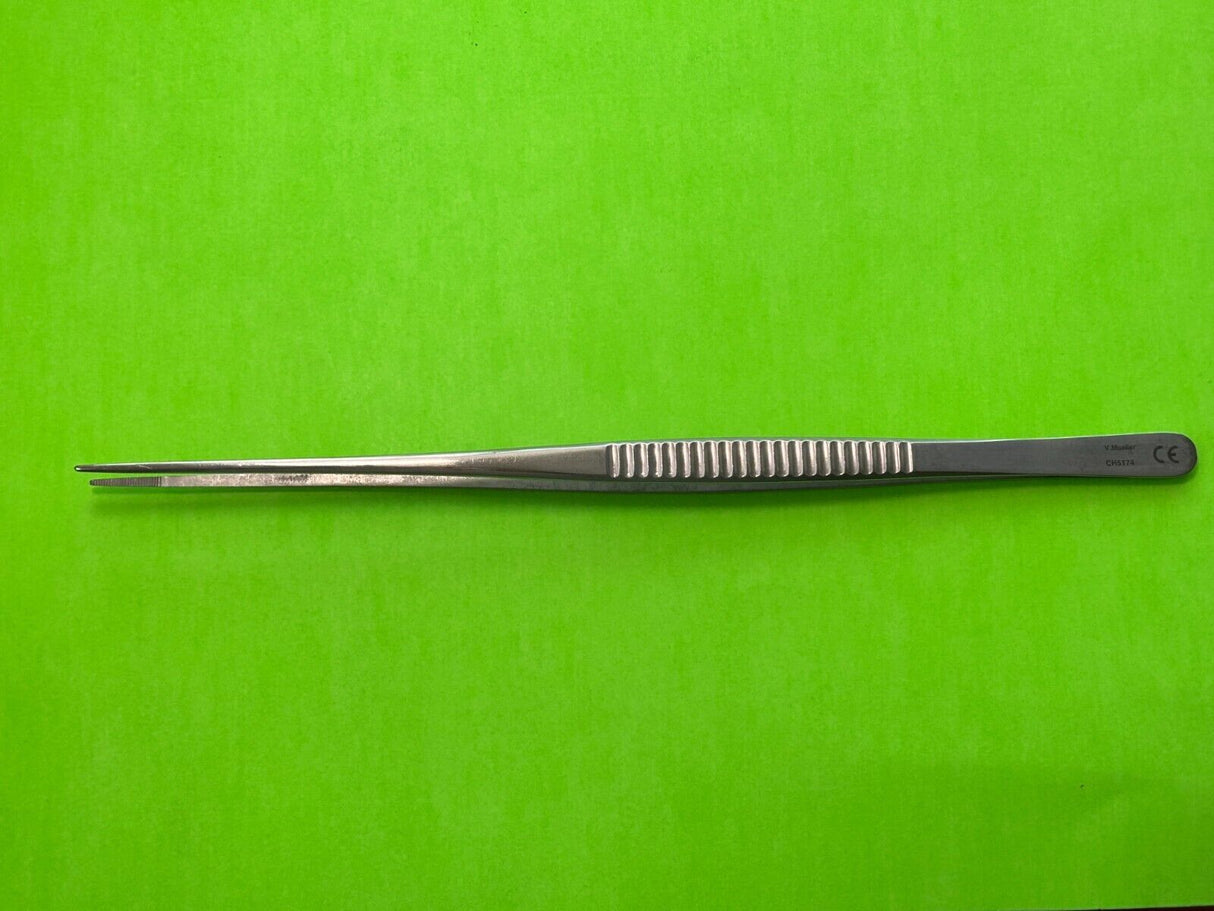 V.Mueller Surgical 12" Potts Smith Tissue Forceps With Serrated Tips