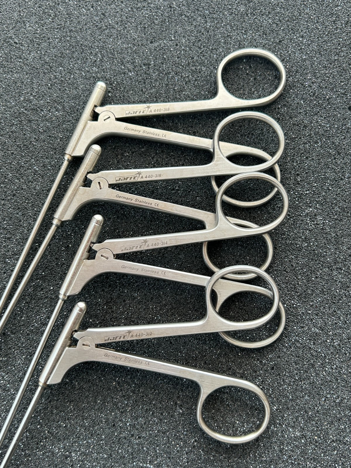 Jarit Giraffe ENT Forceps Set of 4 Vertical & Horizontal 70°/ 110°
