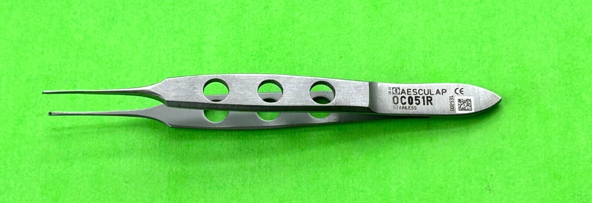 Aesculap Surgical 3-1/2" Bishop-Harmon Iris Forceps
