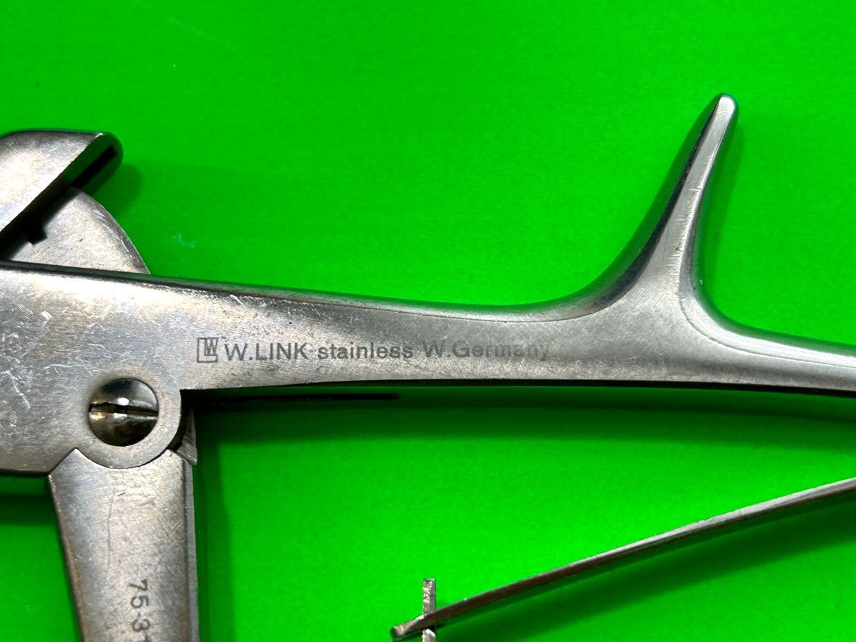 W.Link Surgical 75-3129/32 Kerrison Rongeur 3mm 40° Shaft 12"