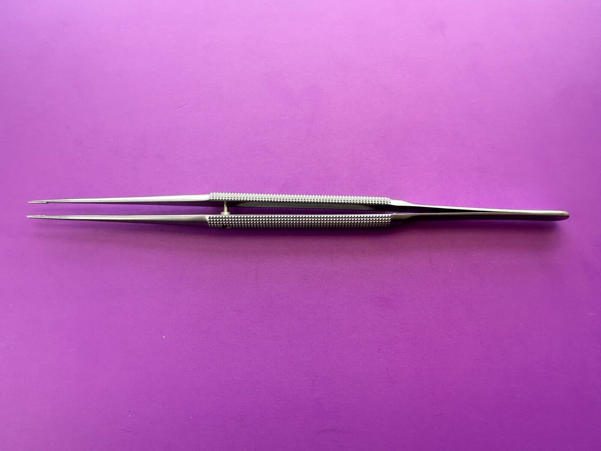 SNOWDEN-PENCER™ Micro Diamond-Jaw Forceps 5590 Straight. Overall length 7in