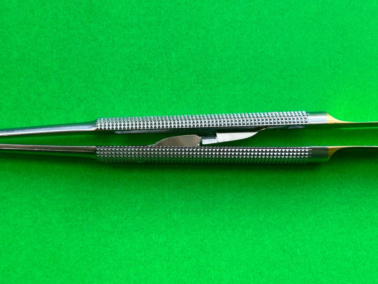 Pilling 35-7667 Micro Vascular Round Handle Needle Holder, TC, 7-3/8"