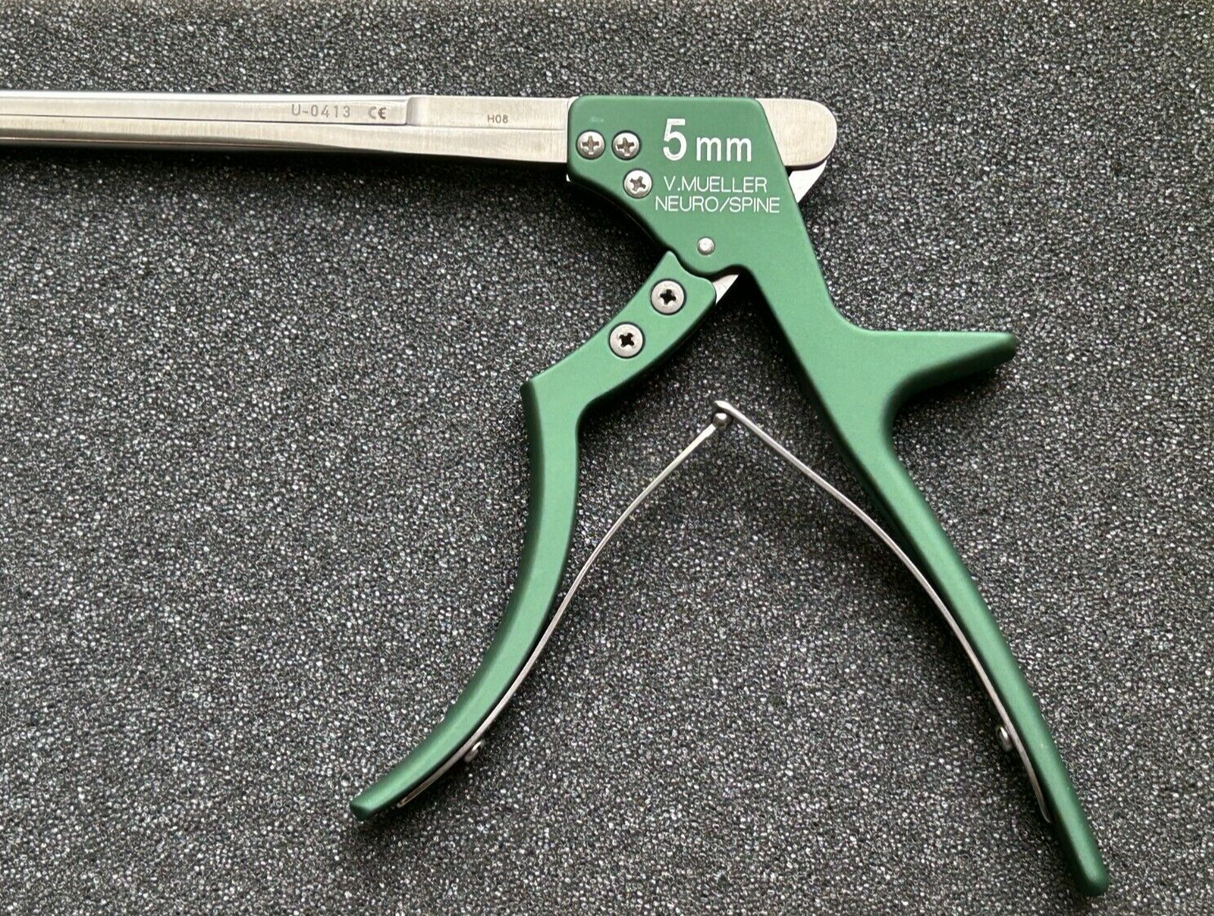 V.Mueller Surgical 90° 5mm Up Bite Kerrison Rongeur Neuro/Spine 7"