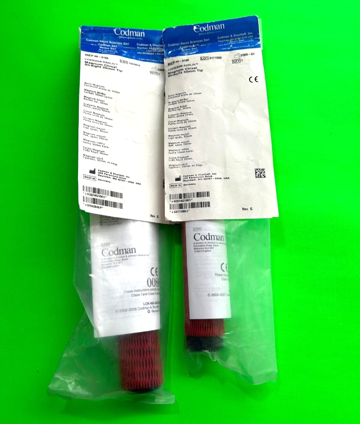Codman Surgical 46-3106 Magnum Chisel Straight 30mm Tip **Excellent**