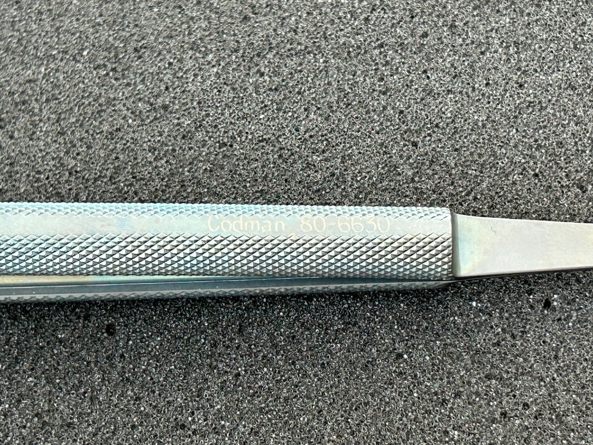 Codman 80-6630 6" E-Series Titanium Tying Forceps, 0.7mm