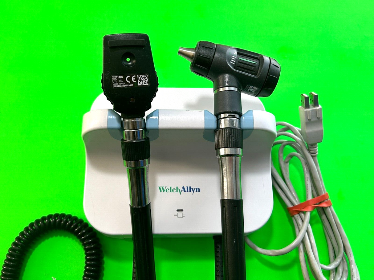 Welch Allyn GS 777 Wall Transformer With Ophthalmoscope, Otoscope, & Power Cable