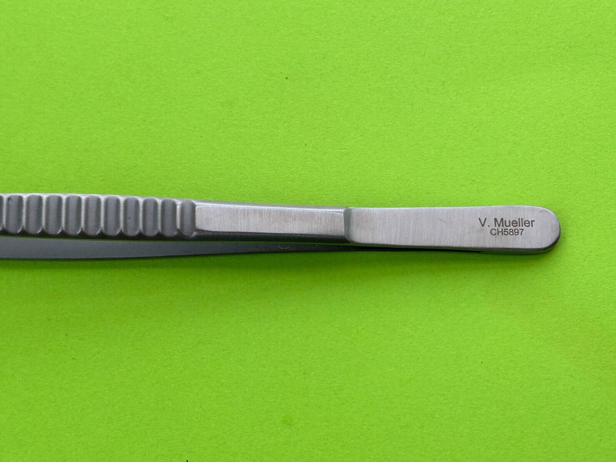 V.Mueller Surgical 9-1/2" DeBakey Tissue Forceps, 1.5mm Tip