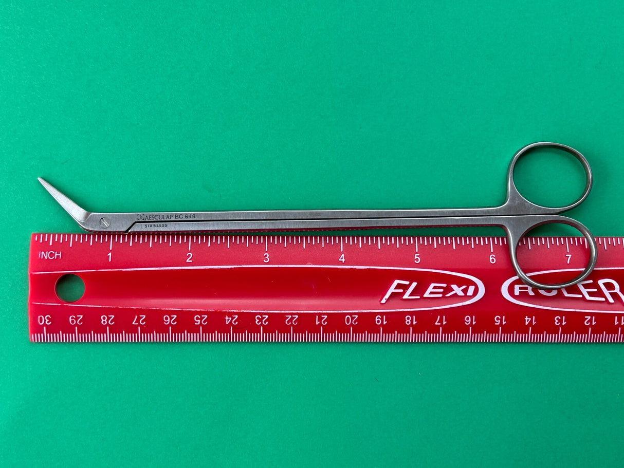 Aesculap Surgical 7-1/4" Potts Vascular Scissors. Sharp
