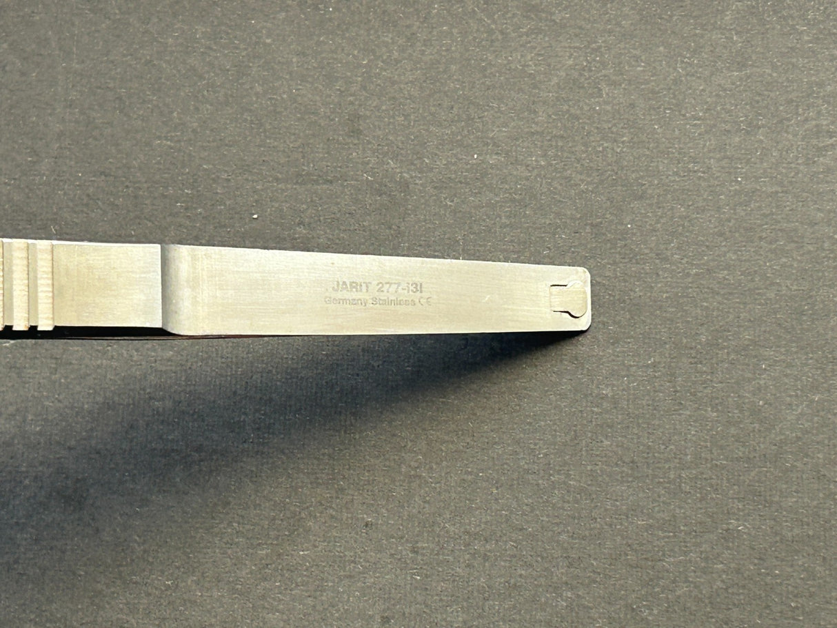 Jarit 277-131 Jacobson Scissors Bayonet, Flat Handle, 13mm, Curved, 7-1/4"