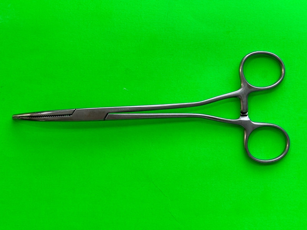 V.Mueller Surgical GL3100 Heany Hysterectomy Forceps, curved 21cm
