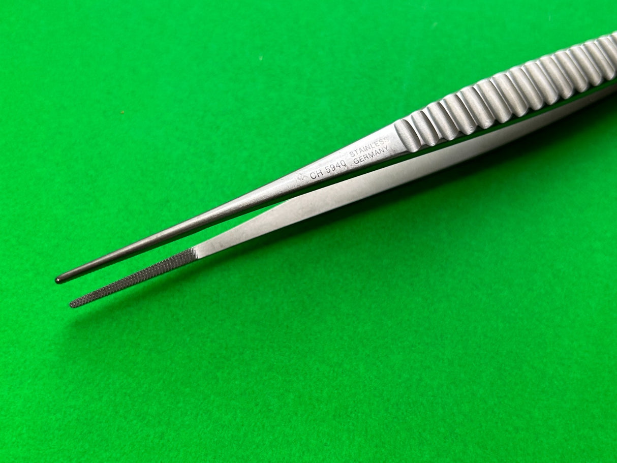 V.Mueller CH 5940 Cooley Vascular Tissue Forceps, TC, 8"