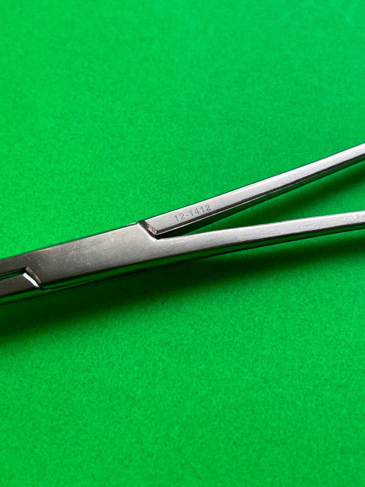 Pilling 12-1412 Sponge Holding Forceps; Ballenger; Straight; 7 1/4"