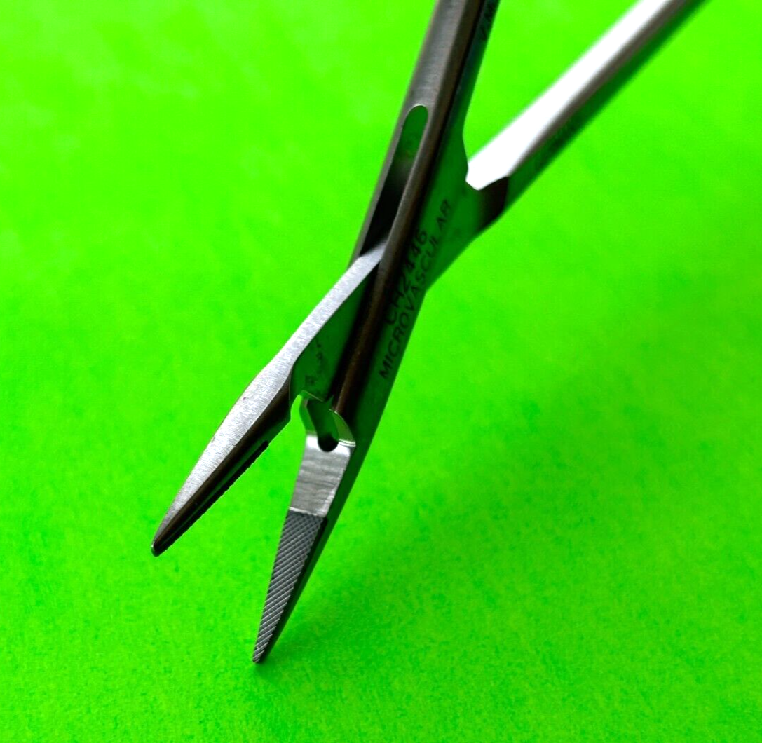 V.Mueller Surgical 10-1/4" TC Microvascular Needle Holder, Str Jaw