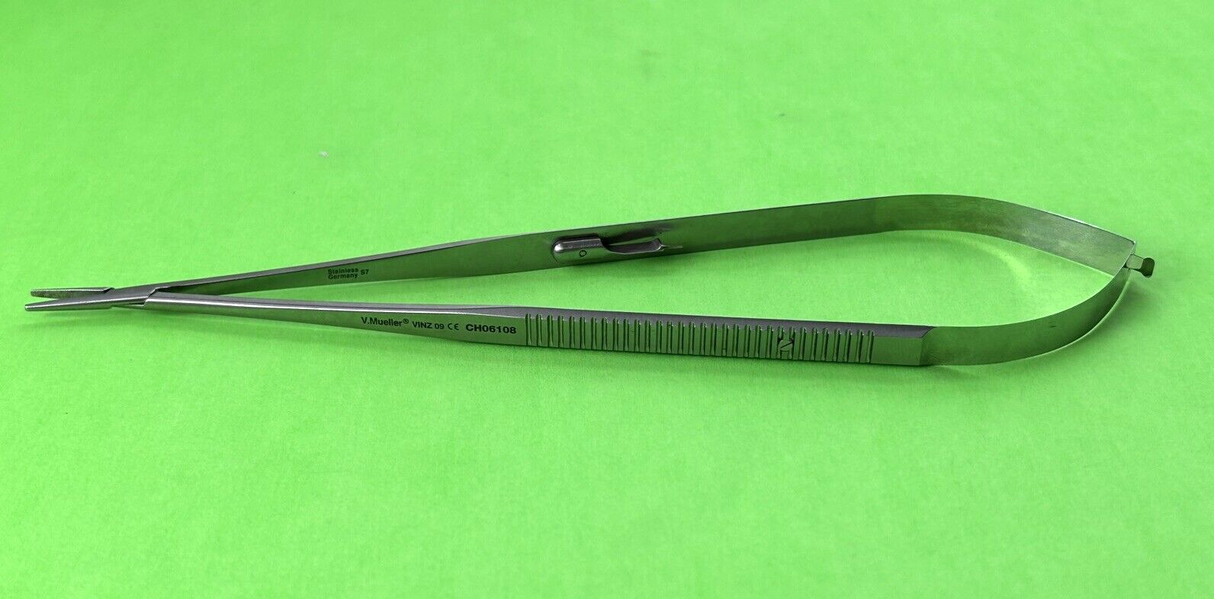 V.Mueller Surgical Diamond Dust locking Jacobson Microsurgical Needle Holder