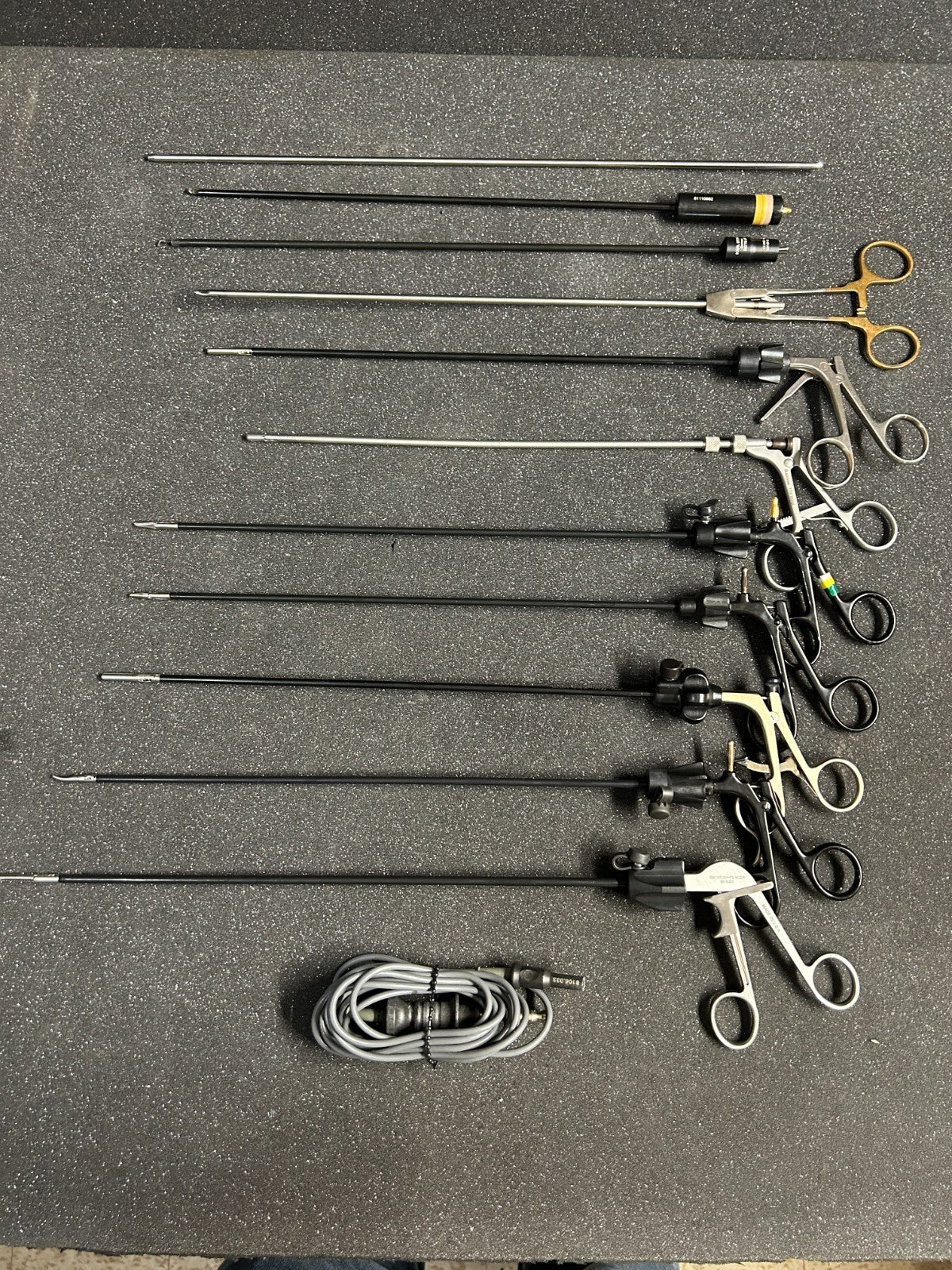 Set of 12 5mm Popular Laparoscopy Instruments Karl Storz Snowden Stryker SET A