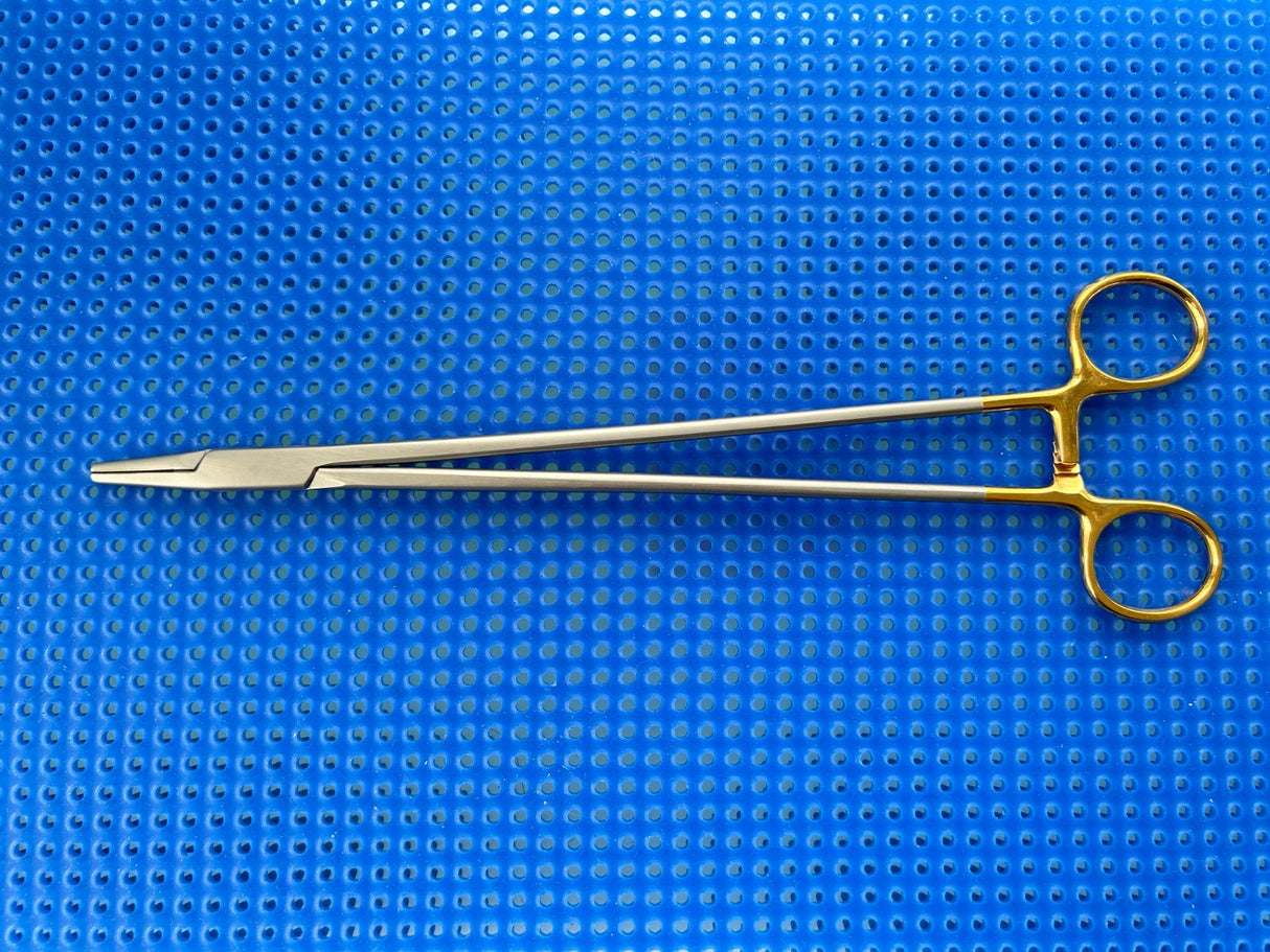 Symmetry Surgical 36-2019 Classic Plus Needle Holder; Mayo-Hegar; 10 1/2 in TC