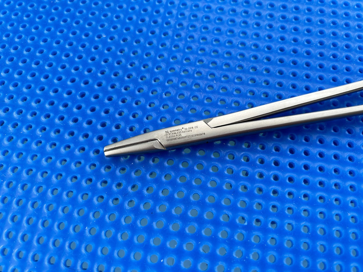 Symmetry Surgical 36-2018 Classic Plus Needle Holder; Mayo-Hegar; 8 in, TC