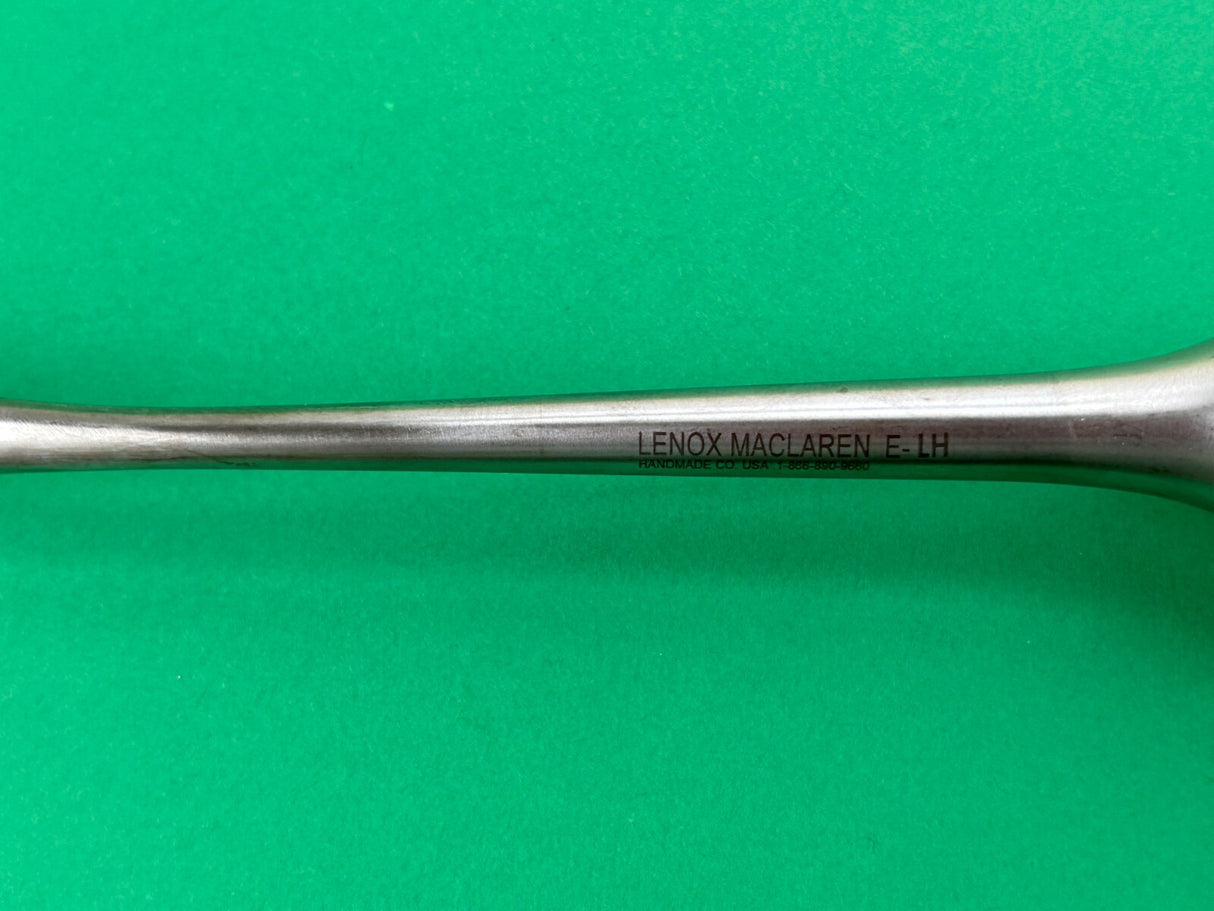 Lenox Maclaren Surgical (E-1/2-LH) 15" Round Blade Elevator, 1/2" Blade