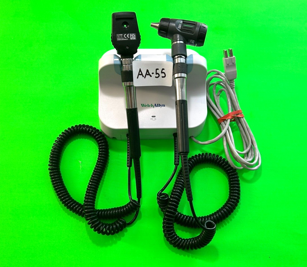 Welch Allyn GS 777 Wall Transformer With Ophthalmoscope, Otoscope, & Power Cable