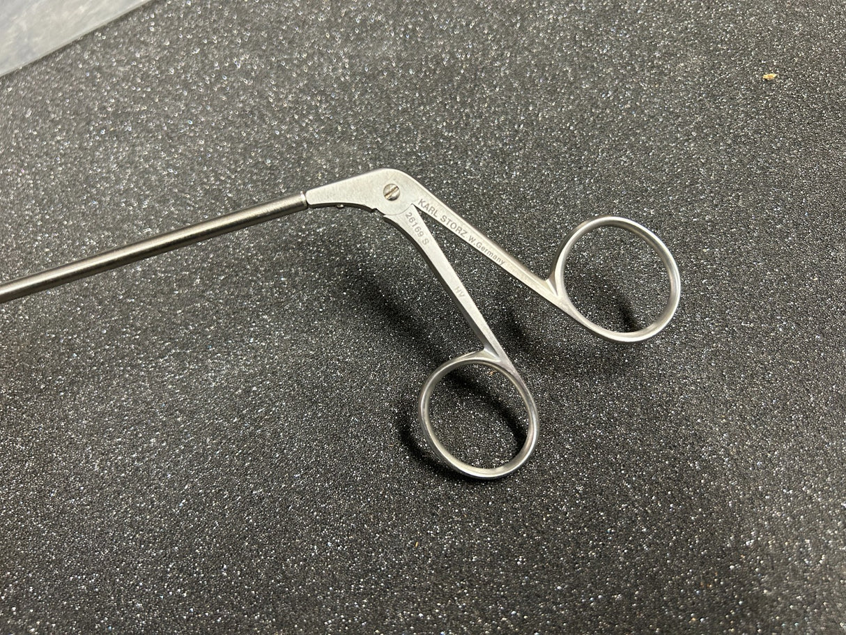 Karl Storz 26169S Single Action Micro Dissecting Scissors, 5.5mm x 33cm