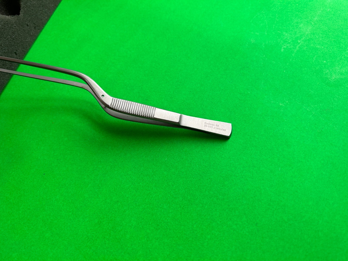 Codman 30-1155 Cushing Bayonet Dressing Forceps 7-1/4"