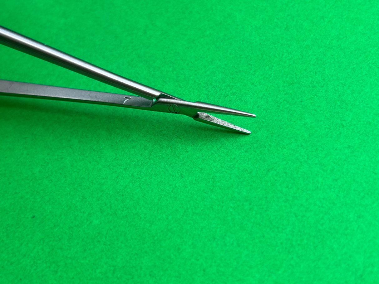 Scanlan 6006-128 9" Diamond Dust Jacobson Micro Needle Holder, Locking *GERMANY*