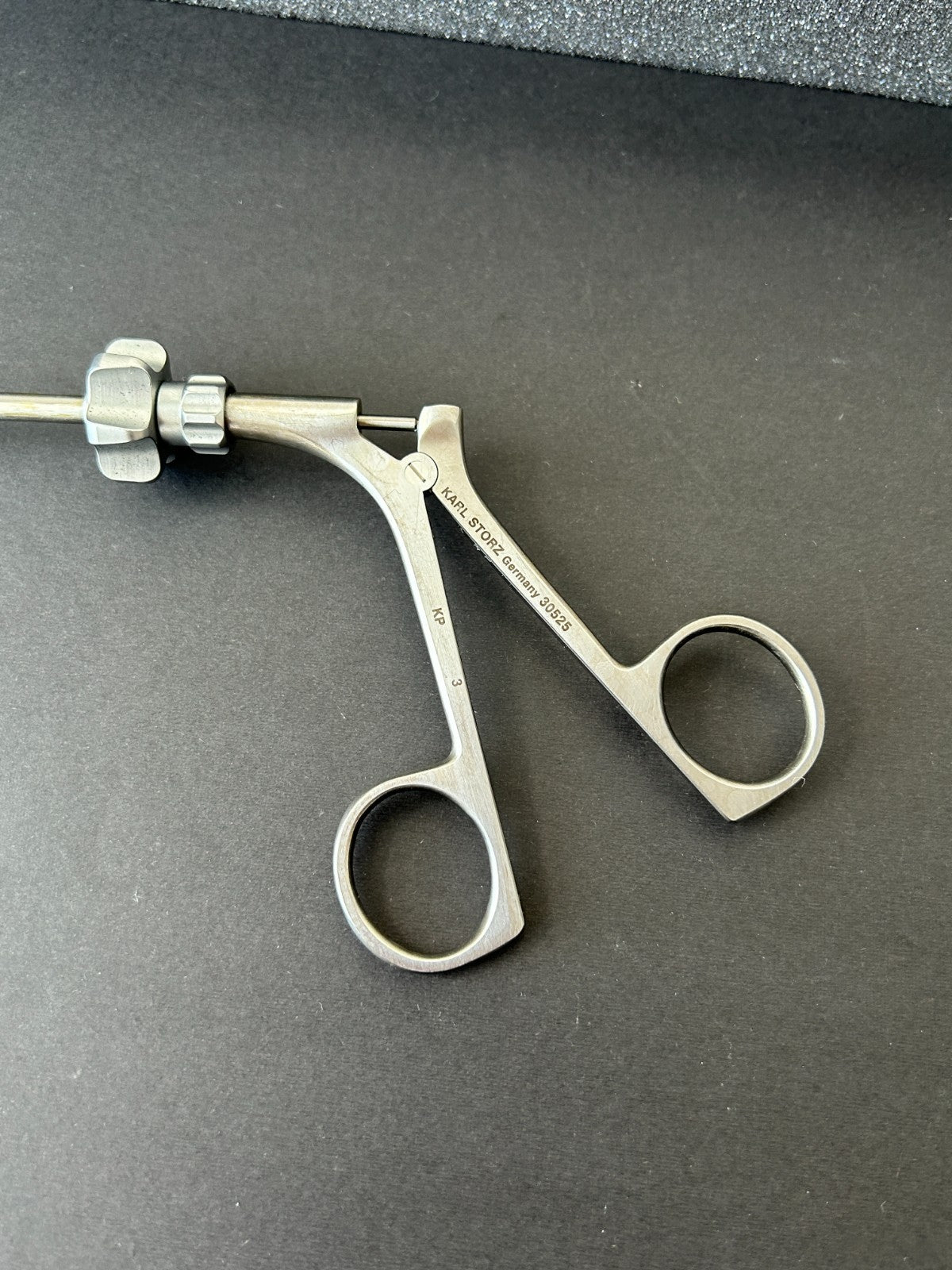 Karl Storz Hook Scissors W/ 30512 Outer Sheath & 30525 Handle Laparoscopy