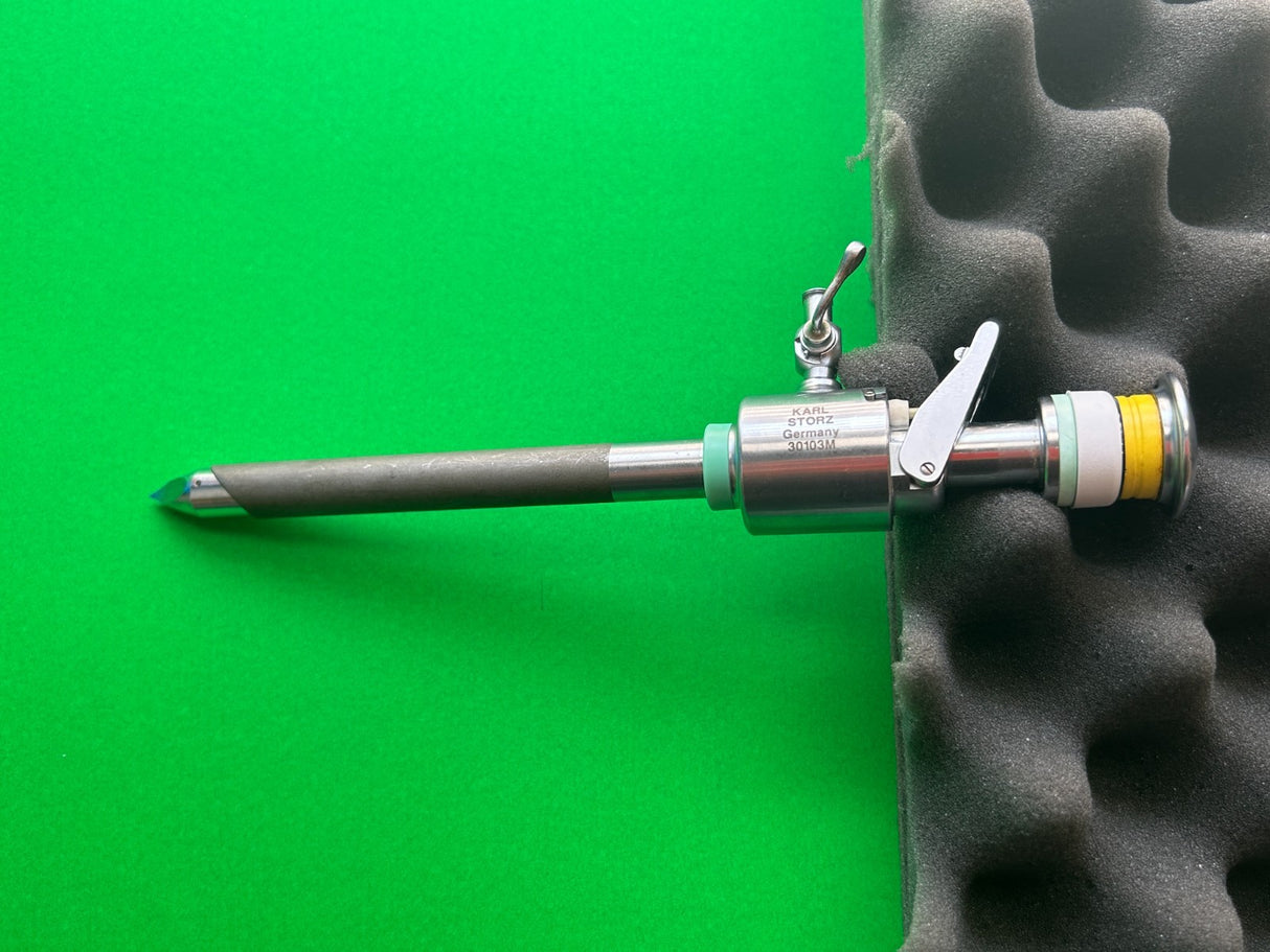 Karl Storz 30103M Cannula Complete Set With Valve and Tro car *Germany* #2