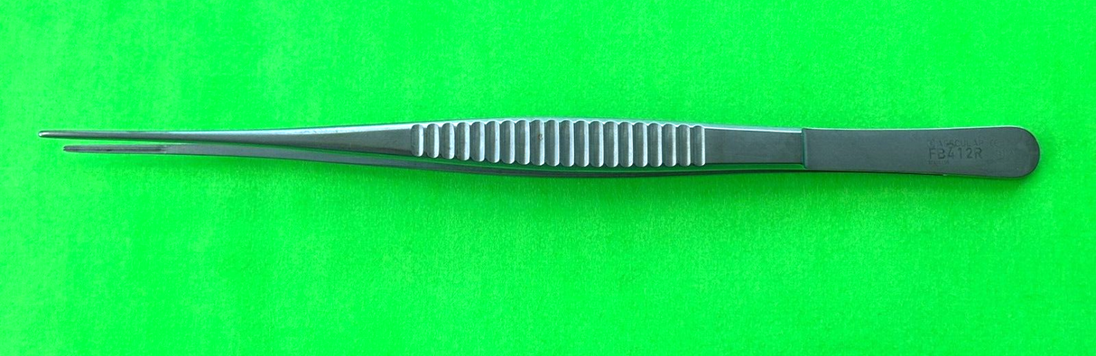 Aesculap Surgical 1.5mm Tip Atraumata DeBakey Tissue Forceps 8"