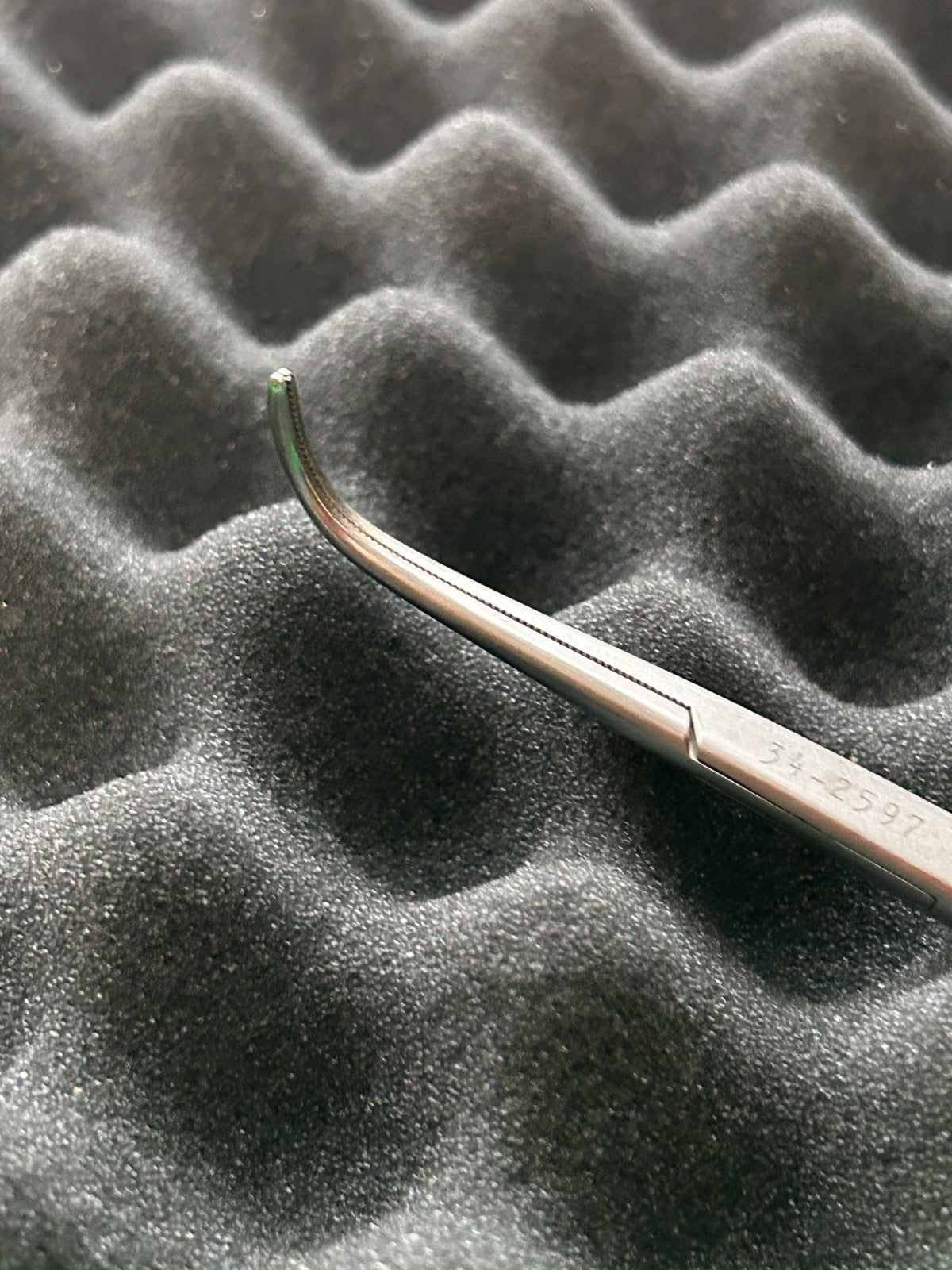 Pilling 34-2597 Gemini 9" Angled Forceps