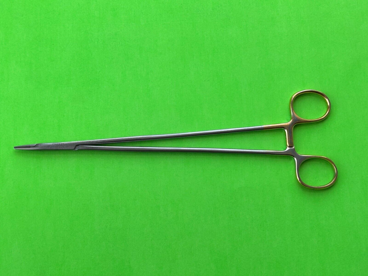 V.Mueller Surgical 10-1/4" TC Microvascular Needle Holder, Str Jaw