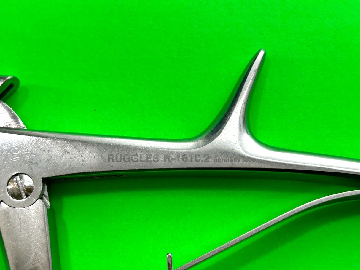 Ruggles Surgical R-1610.2 Kerrison Rongeur 2mm 40° Shaft 8"