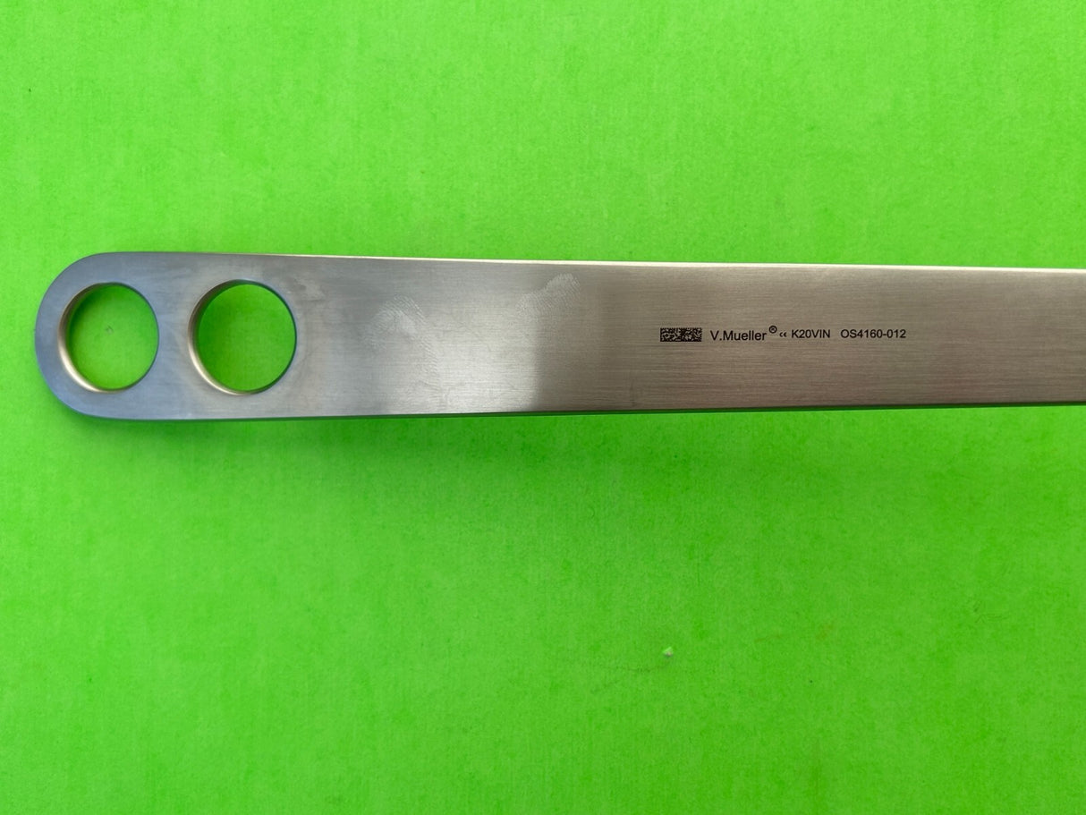 V.Mueller Surgical 16" Hohmann Retractor Blade 22m Wide Curved