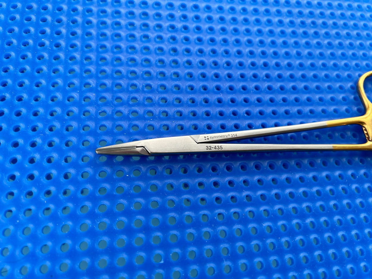 Symmetry Surgical 32-435 Needle Holder; Crile-Wood; Smooth; 6in Tungsten Carbide